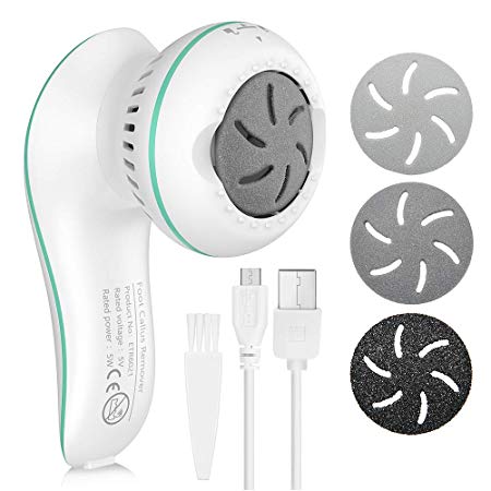 Magicfly Electric Foot Callus Remover with Vacuum Rechargeable 2500 RPM Electric Foot File Callus Remover Pedicure Electronic Foot File Professional Foot Sander Electric Callus Remover for Feet