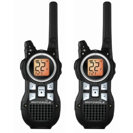 Motorola MR350R 35-Mile Range 22-Channel FRSGMRS Two-Way Radio Pair