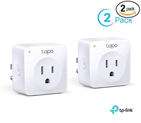 TP-Link Tapo P100 Mini WiFi 2-Pack smart plug, White