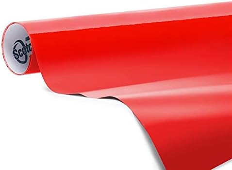 3M 1080 Gloss Hot Rod Red Air-Release Vinyl Wrap Roll (1/2ft x 5ft)