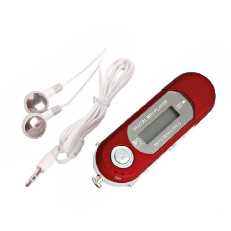 2/4/8GB USB 2.0 Flash Drive LCD Mini MP3 Music Player w/ FM Radio Voice Recorder