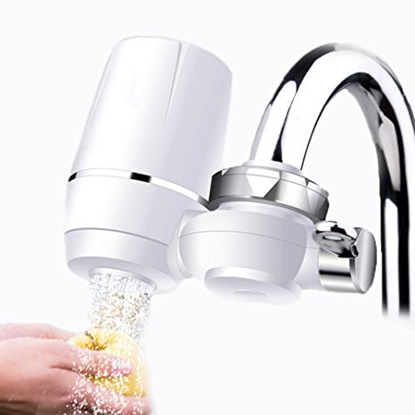 Faucet Water Filter, EgoEra® 8 Layer Kitchen Faucet Water Tap Filter, Tap Water Purifier Filter Switch with Ceramics Filter Cartridge