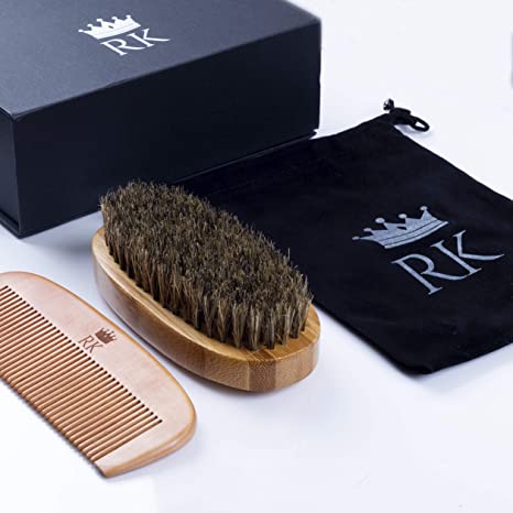 RoyalKings Boar Hair Brushes For Women And Men Set | Soft Brush for Hair | Helps Keep Lasting Healthy Hair | Perfect Wooden Hairbrush For Travel | Women and Mens Hair Brush for Thin Hair |