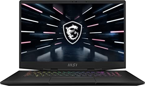 MSI Stealth GS77 17.3" QHD 240Hz Ultra Thin & Light Gaming Laptop: Intel Core i7-12700H RTX 3070 Ti 32GB DDR5 1TB NVMe SSD, USB-Type C, Thunderbolt 4, CNC Aluminum, Win11 Pro: Core Black 12UHS-041