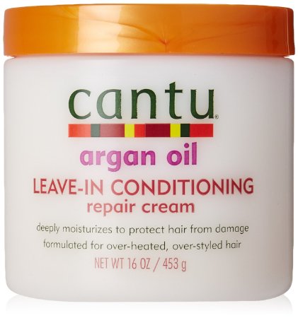 Cantu Argan Oil Leave-In Conditioning Repair Cream 16 Ounce