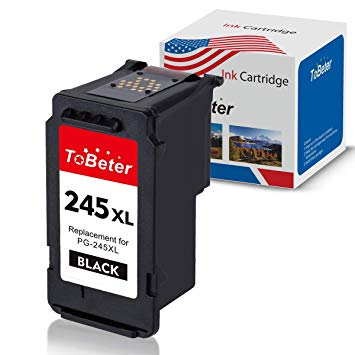 ToBeter Remanufactured Ink Cartridge Replacement for Canon PG-245XL PG 245XL PG-243 Used in Canon Pixma MX492 MX490 MG2420 MG2520 MG2522 MG2920 MG2922 MG3022 MG3029 iP2820 TS3120 TR4520 TS202(1 Black)