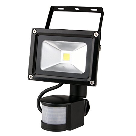 Susay® 10W PIR Motion Sensor Security Wall White LED Floodlight Waterproof IP65 Lamp