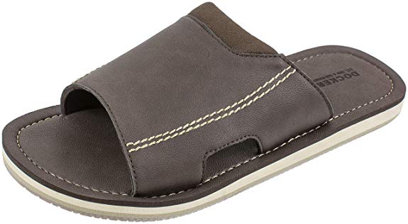 Dockers Men's Sandal, Slide Sandal with Premium and Classic Comfort, PU Upper, Men's US Size 8 to 13