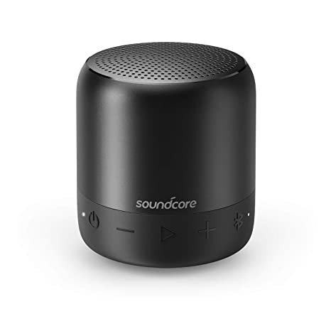 Soundcore Mini 2 Pocket Bluetooth IPX7 Waterproof Outdoor Speaker, Powerful Sound with Enhanced Bass, 15-Hour Long-Lasting Playtime, Wireless Stereo Pairing, Ultra-Portable Design, On-The-Go-Music