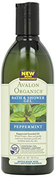 Avalon Organic Botanicals, Bath & Shower Gel, Mint, 12 oz