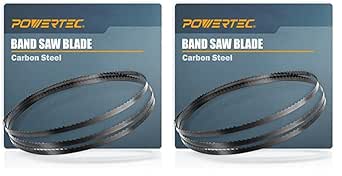 POWERTEC 70-1/2 Inch x 1/4 Inch x 6 TPI Bandsaw Blades for Woodworking, Band Saw Blades for Sears Craftsman 21400 and Rikon 10-305, 10-3061 10" Band Saw, 1PK (13181) (Pack of 2)