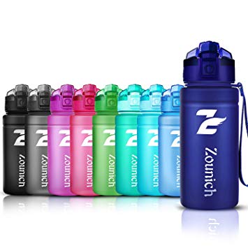 Best Sports Water Bottle Leak Proof 1.2L/1L/700ml/500ml Plastic Drink Bottles|Kids,Adults,Gym,School,Sport,Cycling|with Times to Drink & Fruit Infuser & Lock Cover Filter|BPA Free Reusable Large 32OZ