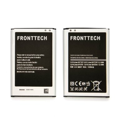 FrontTech 3200mAh OEM Battery For Samsung Galaxy Note 3 N9000 N9005 N900A N900 (2 Batteries!)