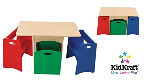 KidKraft Table with Primary Benches