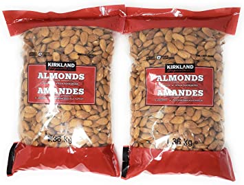 Kirkland Signature Supreme Whole Almonds, 2 Pack (3 Pounds)
