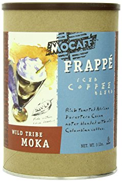 MOCAFE Frappe Wild Tribe Moka, Ice Blended Coffee, 3-Pound Tin