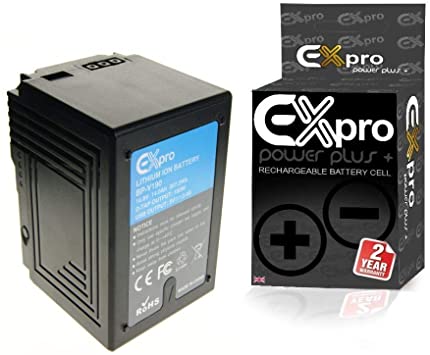 Ex-Pro® Sony BP-65H, BP-GL65, BP-GL95, BP-L40, L60A, L80, L90, BP-150W, BP-190S, BP-190WS [BP-V190] - 14000MAh 207.2wh High Rated Power Plus  Lithium Li-on Battery for Sony Camcorders with D-Tap & USB