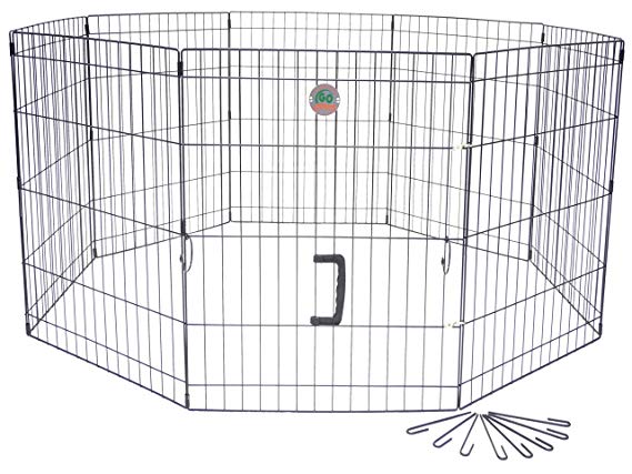Go Pet Club 36-Inch High Wire Play Pen 8-Panels