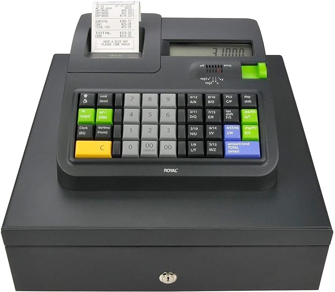 Royal 69150A 310DX Thermal Print Electronic Cash Register