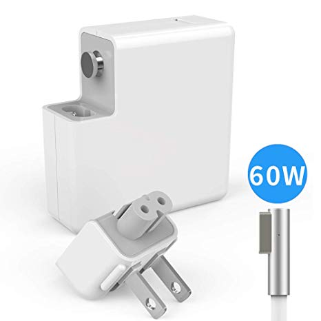 60W Mac Book Pro Charger, Replacement Power Adapter Ac Charger Suitable for Mac Book Pro (60WL)