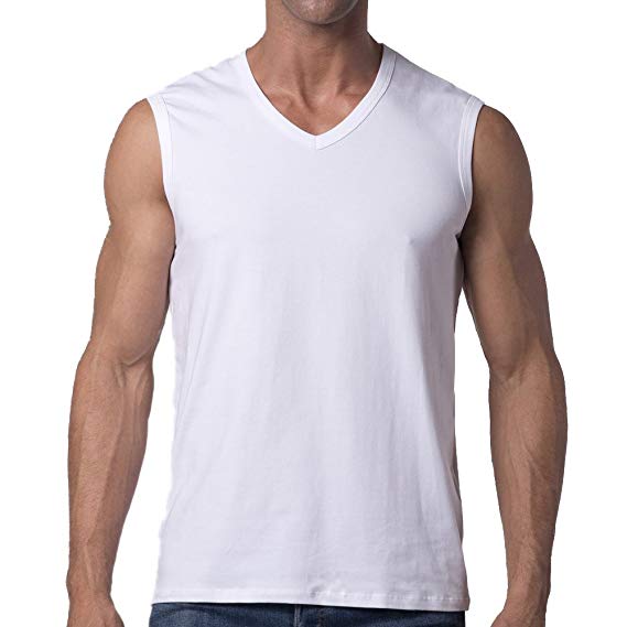Y2Y2 Men's Sleeveless V-Neck T-Shirt