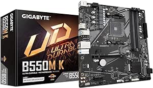 GIGABYTE Carte-mère AMD B550M-K AM4