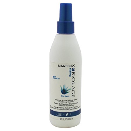 Matrix Biolage Styling Blue Agave Thermal Active Setting Hair Spray for Unisex, 8.5 Ounce