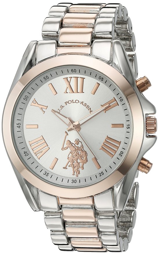 U.S. Polo Assn. Women's Quartz Metal and Alloy Automatic Watch, Color:Two Tone (Model: USC40118)