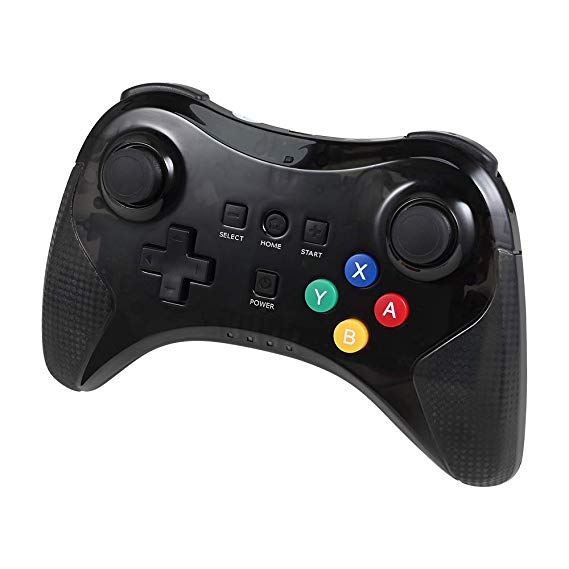 Pekyok DT16 Wireless Controller for Wii U, Classic Wii U Pro Controller Wireless Bluetooth Gamepad with USB Charge Cable