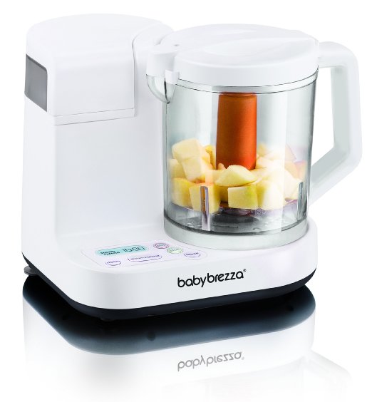 Baby Brezza Food Maker Glass Large 4 Cup Capacity White
