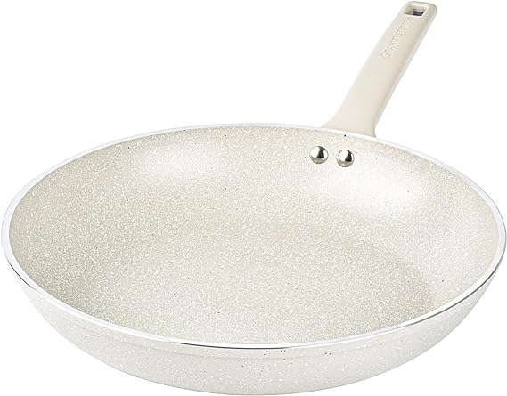 Granitestone 12 Inch Non Stick Frying Pans Nonstick Frying Pan for Cooking, Nonstick Skillet, Oven Safe Skillet Fry Pan, Nonstick Pan, Healthy and Non Toxic, Non Stick Pan, Dishwasher Safe…