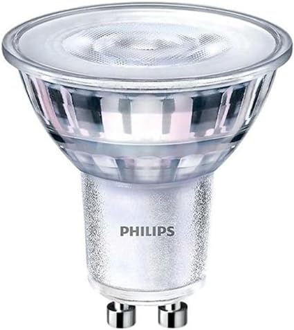 PHILIPS Pack of 10 x Corepro LED 4W (50W) GU10, Bulb, 4000K Cool White, 36 Degree, Dimmable, UK