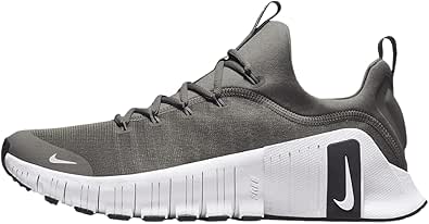 Nike Free Metcon 6 Men's Workout Shoes (FJ7127-002, Flat Pewter/Anthracite/Summit White/White) Size 8.5