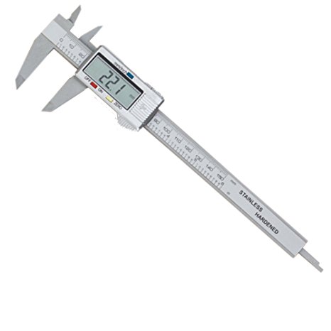 150mm 6inch LCD Digital Electronic Carbon Fiber Vernier Caliper Gauge Micrometer Measuring Tool (CZ03)