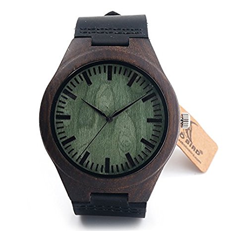 BOBO BIRD B071 Men's Designer Wood Bamboo Wristwatches in Gift Box