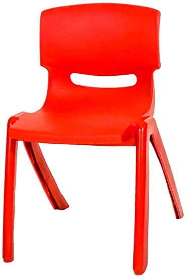 Red Stackable Kids Children Plastic Chair