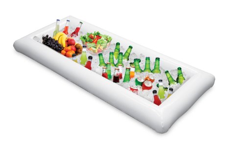 KOVOT Inflatable Serving Bar and Buffet with Drain Plug 50"L x 22" W x 5" Deep