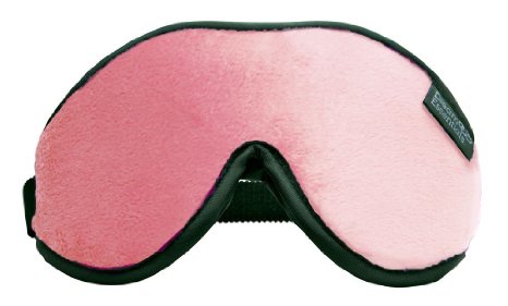 Dream Essentials® Escape Luxury Sleep Mask with Eye Cavities, Free Earplugs and Carry Pouch (Princess-Pink)