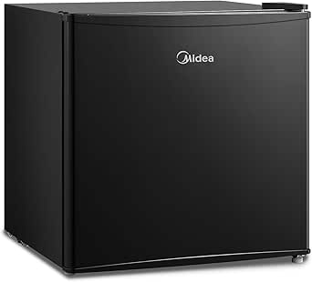 Midea MERM17S1ABB Cu.ft Mini Fridge Compact Refrigerator, 1.7 Cubic Feet, Black