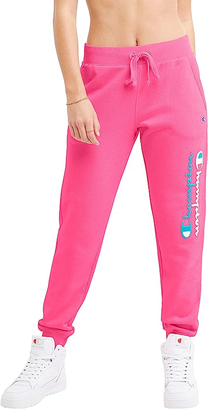 Champion Women's Joggers, Powerblend, Fleece Joggers, Sweatpants for Women, 29" (Reg. or Plus)