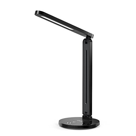 Eufy Lumos A4 LED Desk Lamp, Dimmable Table Lamp with Eye-Care Technology, Touch-Sensitive Control Panel, 5-Level Dimmer, 4 Lighting/Color Modes