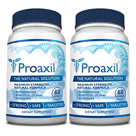 Proaxil - #1 Choice for Prostate Health - 2 Bottles - Improve Overall Prostate Health, Urine Flow and Sexual Performance. With Zinc, Saw Palmetto and Beta Sitosterol