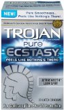 Trojan Condom Pure Ecstasy Ultrasmooth Lubricated 10 Count