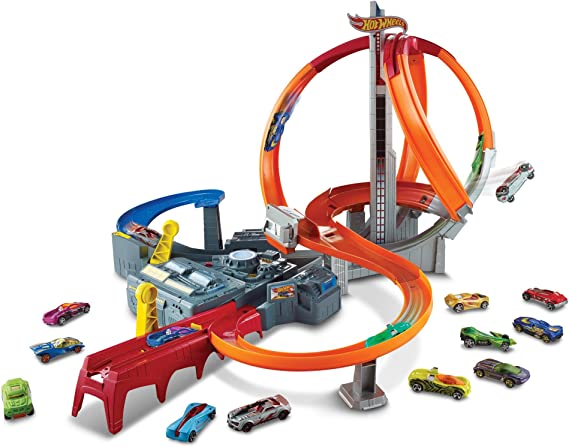 HOT WHEELS SPIN STORM TRACK SET