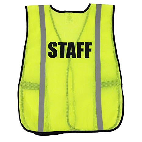 Ergodyne 8020HL Staff Safety Vest - Yellow/Lime