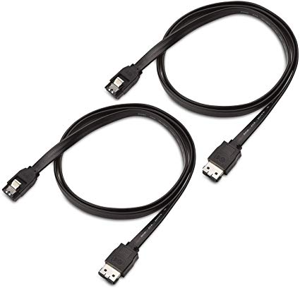 Cable Matters 2-Pack 6 Gbps SATA III to eSATA Cable (SATA to eSATA Cable) 6 Feet