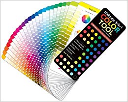 Ultimate 3-in-1 Color Tool: -- 24 Color Cards with Numbered Swatches -- 5 Color Plans for each Color -- 2 Value Finders Red & Green