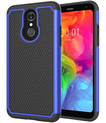 LG Q7 Plus Case, LG Q7 Case, Asmart Drop Protection LG Q7  Case Dual Layer Defender Cover Protective Phone Case for LG Q7 Plus/LG Q7 / LG Q7a (Blue)