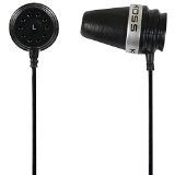 Koss PATHFINDRB Lightweight Earbud Stereophone with In-line Volume Control - BLACK