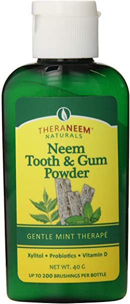TheraNeem Toothpowder, Mint, 40 Gram